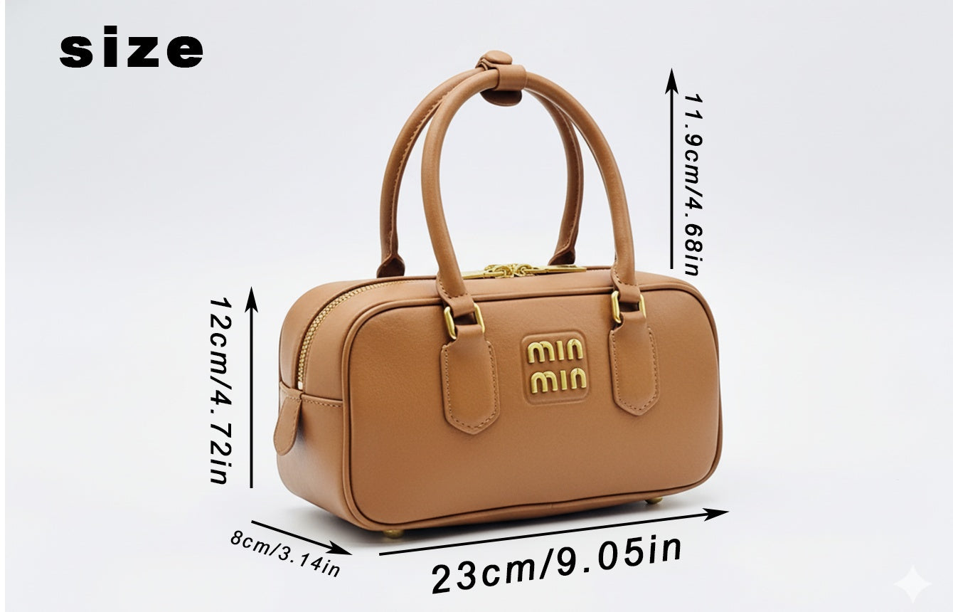 LÉORA Vintage Mini Boston Bag