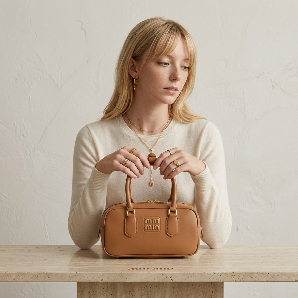 LÉORA Vintage Mini Boston Bag