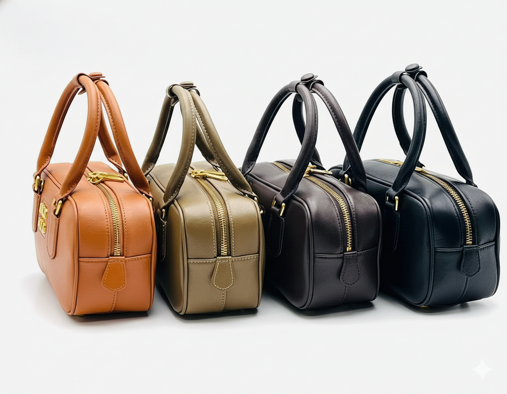 LÉORA Vintage Mini Boston Bag