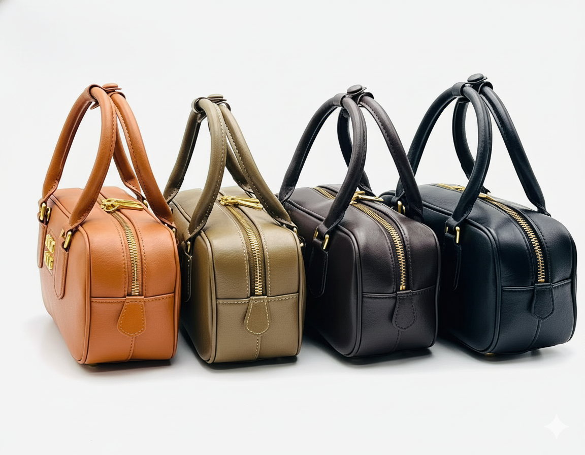 LÉORA Vintage Mini Boston Bag